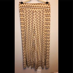 EUC Anthropologie Farm Rio Wide Leg Pants Large